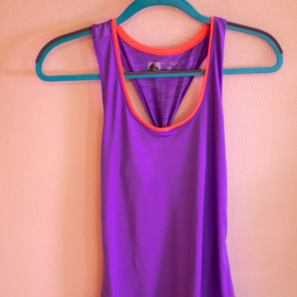 fun bright workout tank